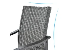 GoPlus (Costway) 3-Piece Swivel Bar Set with 4D Air Fiber Cushions