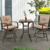 GoPlus (Costway) 3-Piece Swivel Bar Table Set