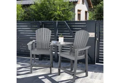 GoPlus (Costway) 2-Piece Tall Adirondack Chairs with Middle Connecting Tray