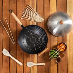 Escali Corp dba Kitchen Supply 10-Piece 14'' Nonstick Wok Set