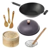Escali Corp dba Kitchen Supply 5-Piece 14'' Nonstick Wok Set