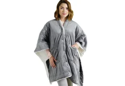 Sharper Image Plush Heated Shawl