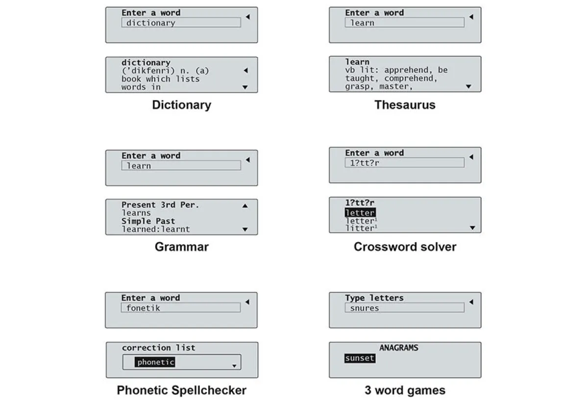 LEXIBOOK AMERICA INC Pocket Crossword Solver