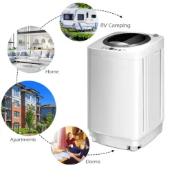 GoPlus (Costway) Portable Automatic Washing Machine with Drain Pump