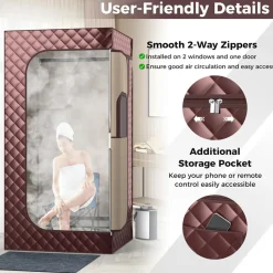 GoPlus (Costway) Portable Full Body Steam Sauna