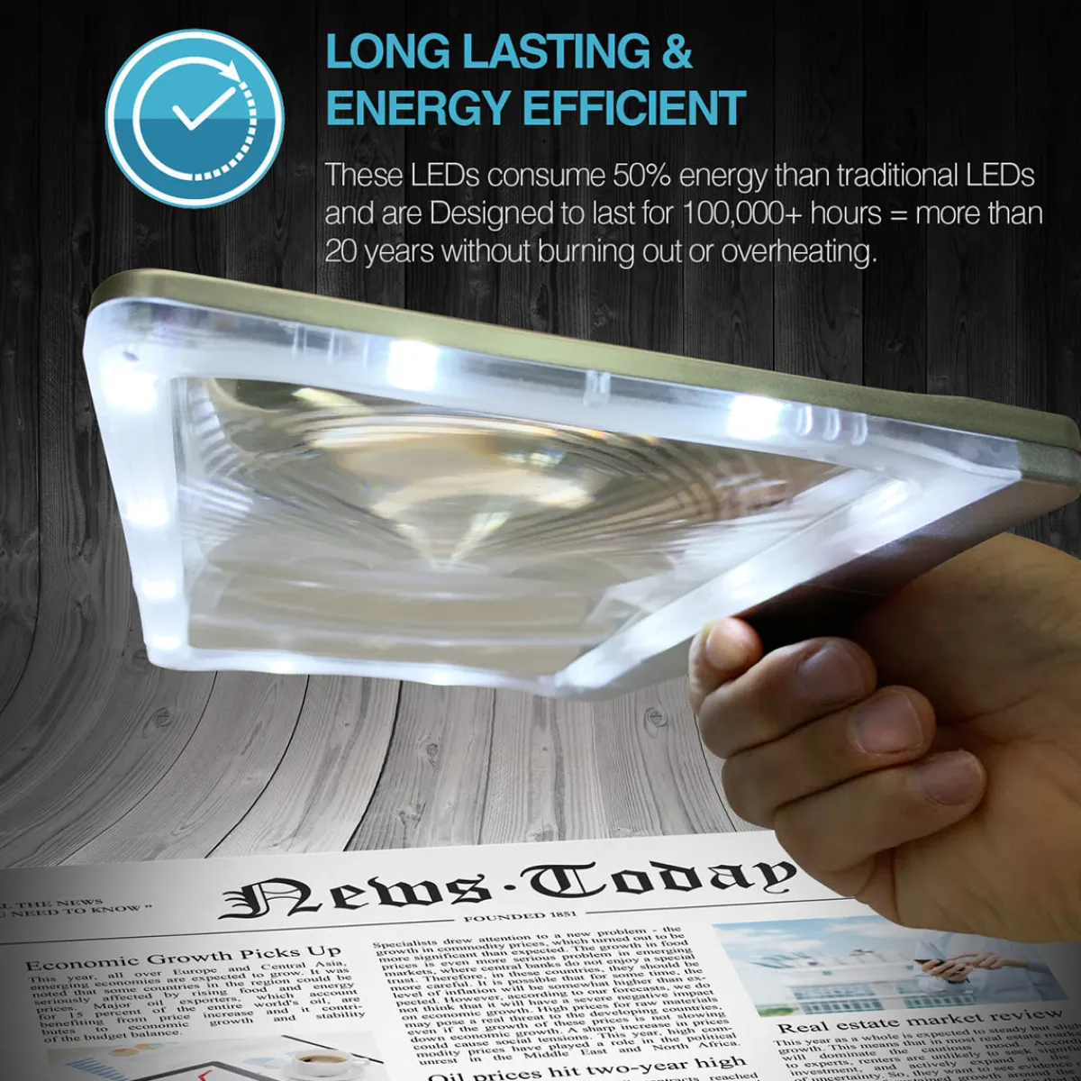 Daylight 24, Inc Portable Lighted Magnifier