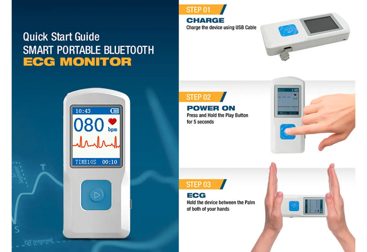 Jumper Medical Portable Smart Bluetooth EKG Monitor