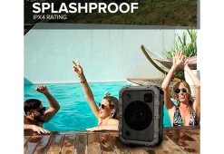 Innovative Concepts u0026 Design dba Gemini Sound Portable Splashproof Trolley Speaker