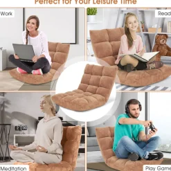 Sentry Industries, Inc. 14-Position Adjustable Cushioned Floor Chair