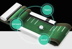 Hitrons Solutions Inc. Putting Mat with Digital Feedback Trainer