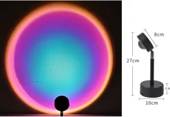ONIX ELECTRONICS LLC Rainbow Projection Lamp