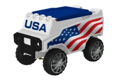 Spectra Merchandising International, Inc. RC American Flag Rover Cooler