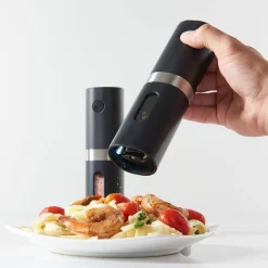 Sharper Image Rechargeable Salt and Pepper Mill Set by