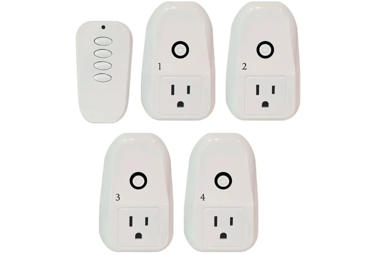 Blackstone International, Ltd. Remote Outlet Switch (Set of 4)