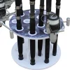 ReelSonar Inc Round Spinning 12 Fishing Rod Rack