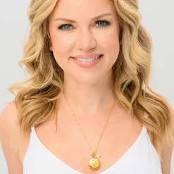 invisaWear Technologies Corporation Safety Star Burst Charm Necklace with Crystal Pendant