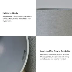 Bloomscape Self-Watering Cylinder Pot System for Indoor Plants (Set of 3)