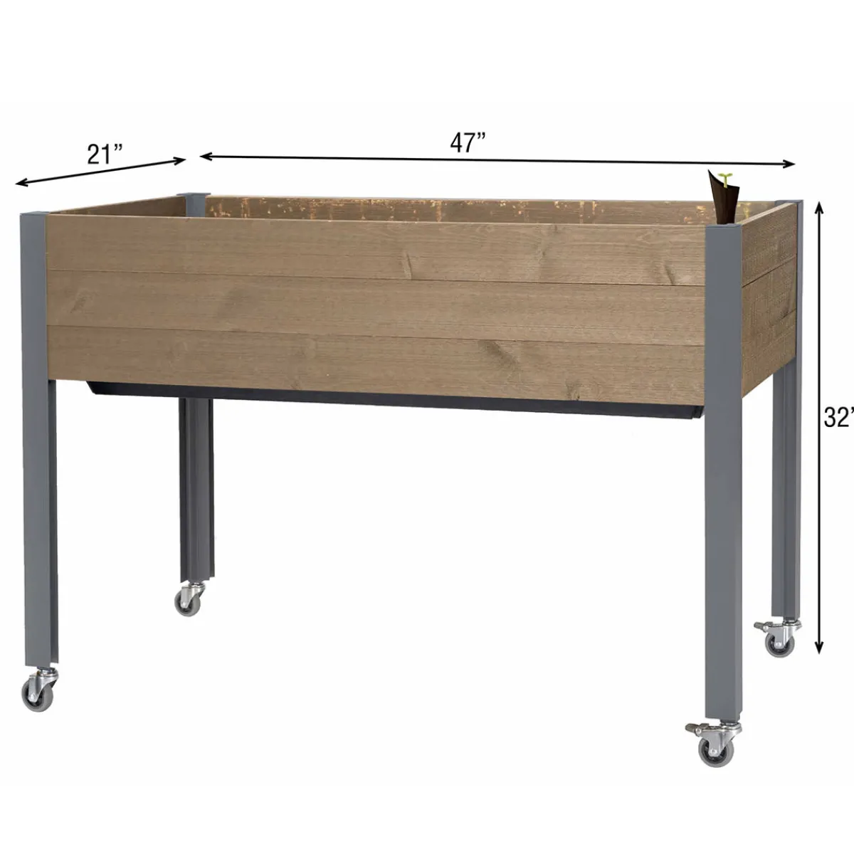 H.I.S.C., Inc. Self-Watering Elevated Planter