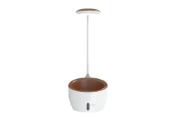 Modern Sprout, LLC. Self-Watering Planter with LED Grow Light