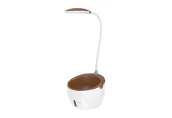 Modern Sprout, LLC. Self-Watering Planter with LED Grow Light