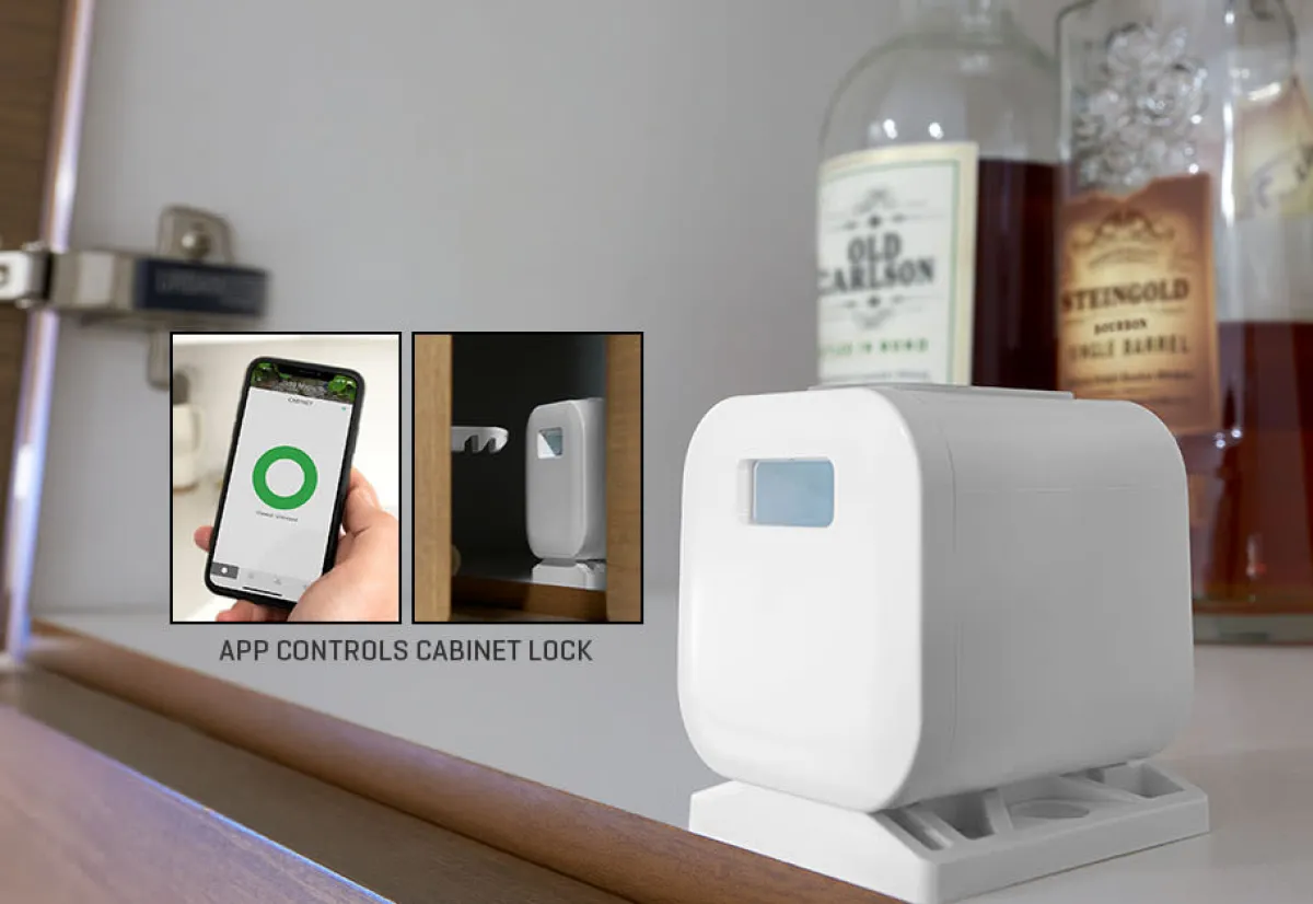 Did U Remember To LLC Smart Cabinet Door Lock with Bluetooth