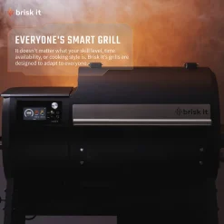 Grill Daddy Brush Co. Smart Wood Pellet Smoker Grill