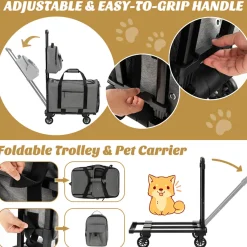 Overland LLC Soft Rolling Pet Carrier