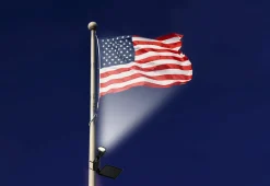Maxsa Innovations Solar LED Flagpole Light