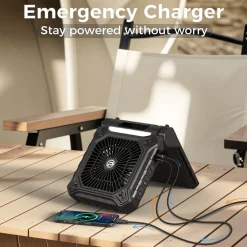 PanergyTek USA Inc. Solar Powered Fan with LED Lights