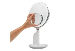 MerchSource Spa Studio LED Vanity Mirror with Wireless Charging by Sharper Image