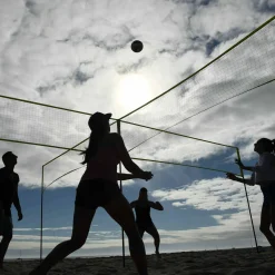 Escalade Sports 4-Square Volleyball Badminton Set Combo