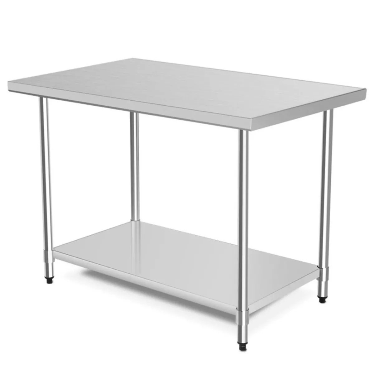 Sharper Image Stainless Steel Commercial Kitchen Worktable