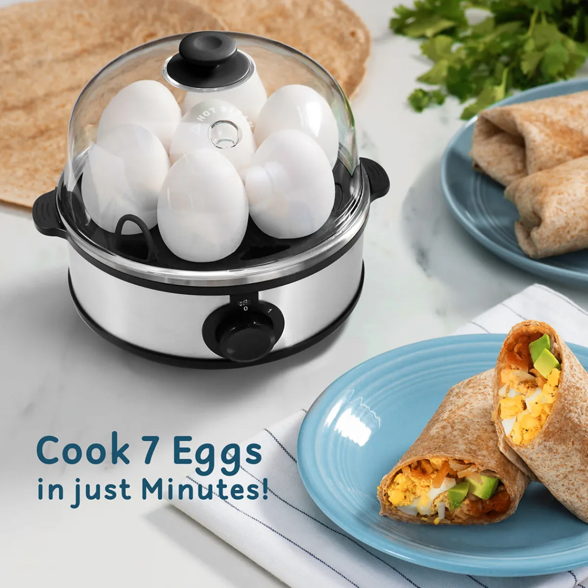 Pick Five Imports dba MAXI-MATIC, USA Stainless Steel Easy Egg Cooker