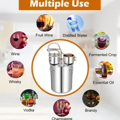 Aibrew Corporation Stainless Steel Home Distillery Kit