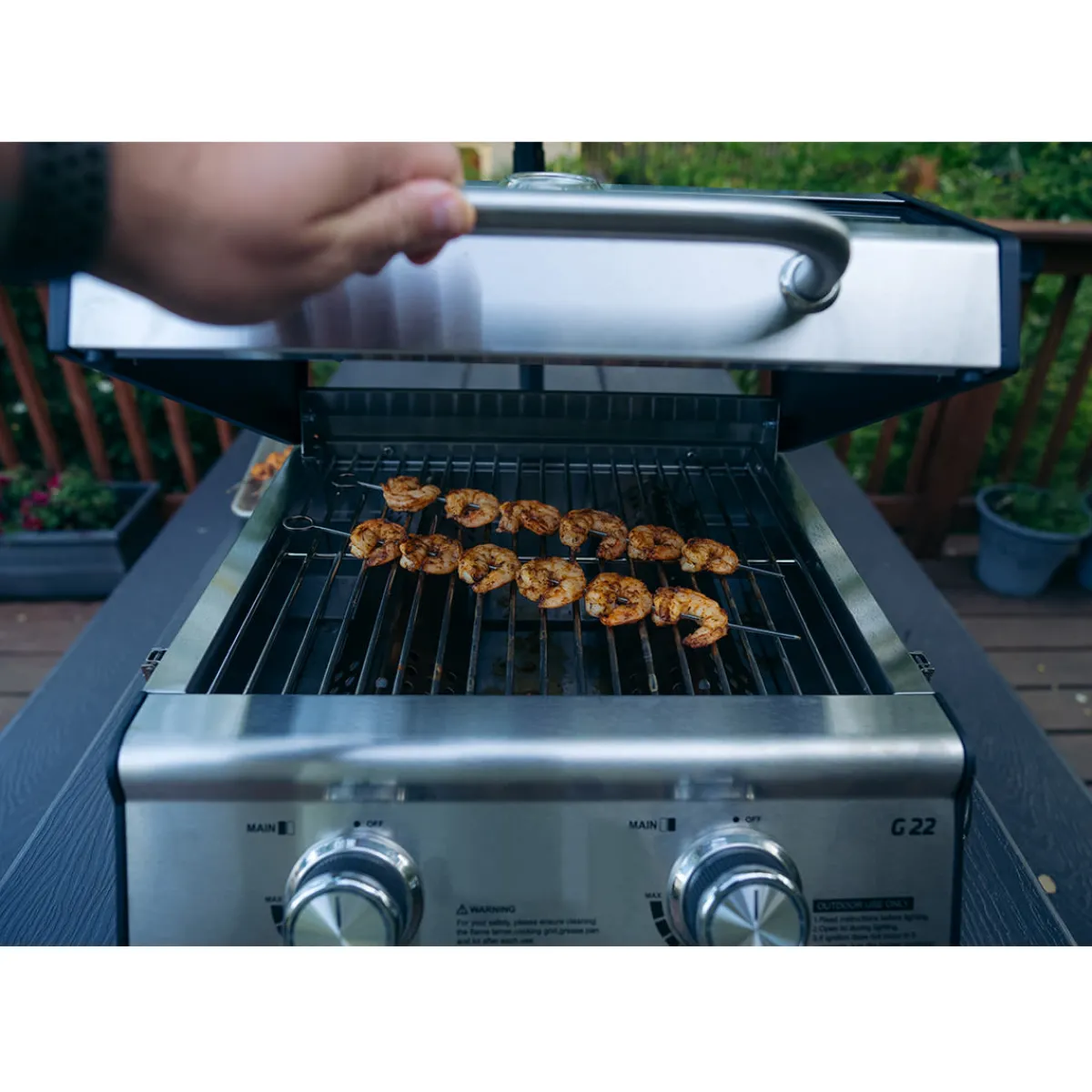 Sharper Image Tabletop Propane Gas Grill