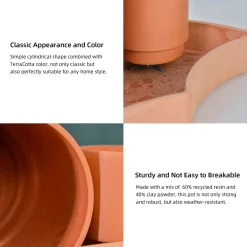 Bloomscape Tabletop Self-Watering Pot System for Indoor Plants (Set of 3)