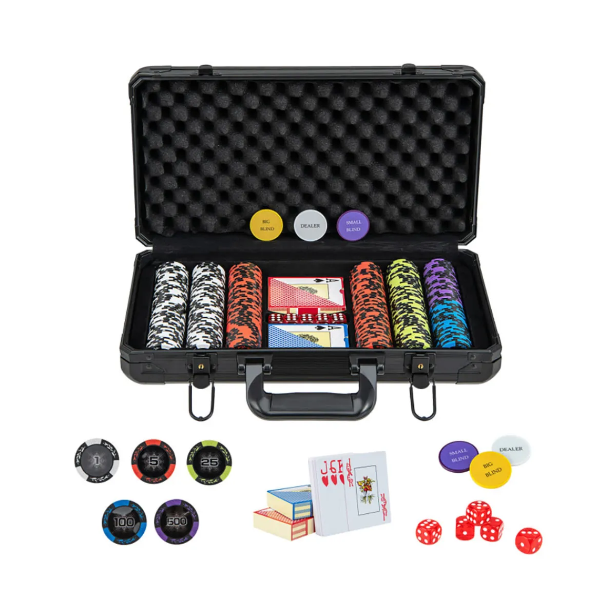 CHH Quality Products, Inc. Texas Hold'em Poker Chip Set