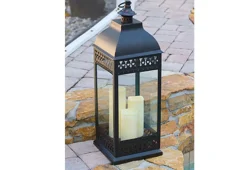 Smart Solar Inc. Three Tiered Candle Lantern