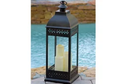 Smart Solar Inc. Three Tiered Candle Lantern