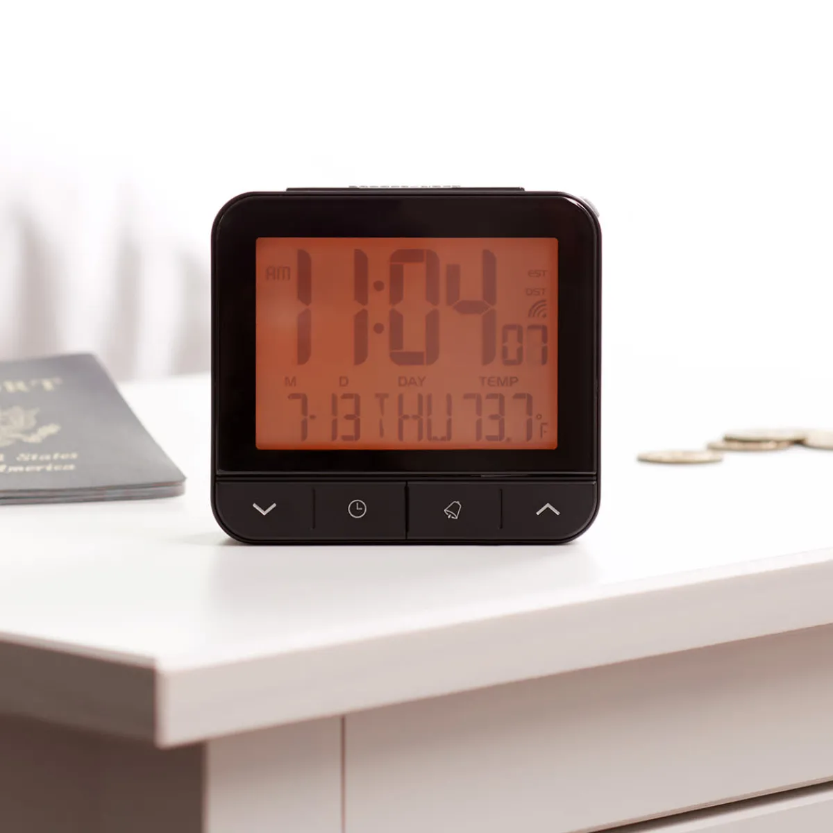 Sharper Image Travel Alarm Clock by