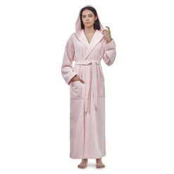 Conair (Personal Care Division) Turkish Cotton Ankle Length Hooded Bathrobe