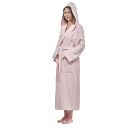 Conair (Personal Care Division) Turkish Cotton Mid-Calf Length Hooded Bathrobe