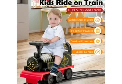 Kids GoPlus (Costway) 6V Electric Kids Ride-on Train