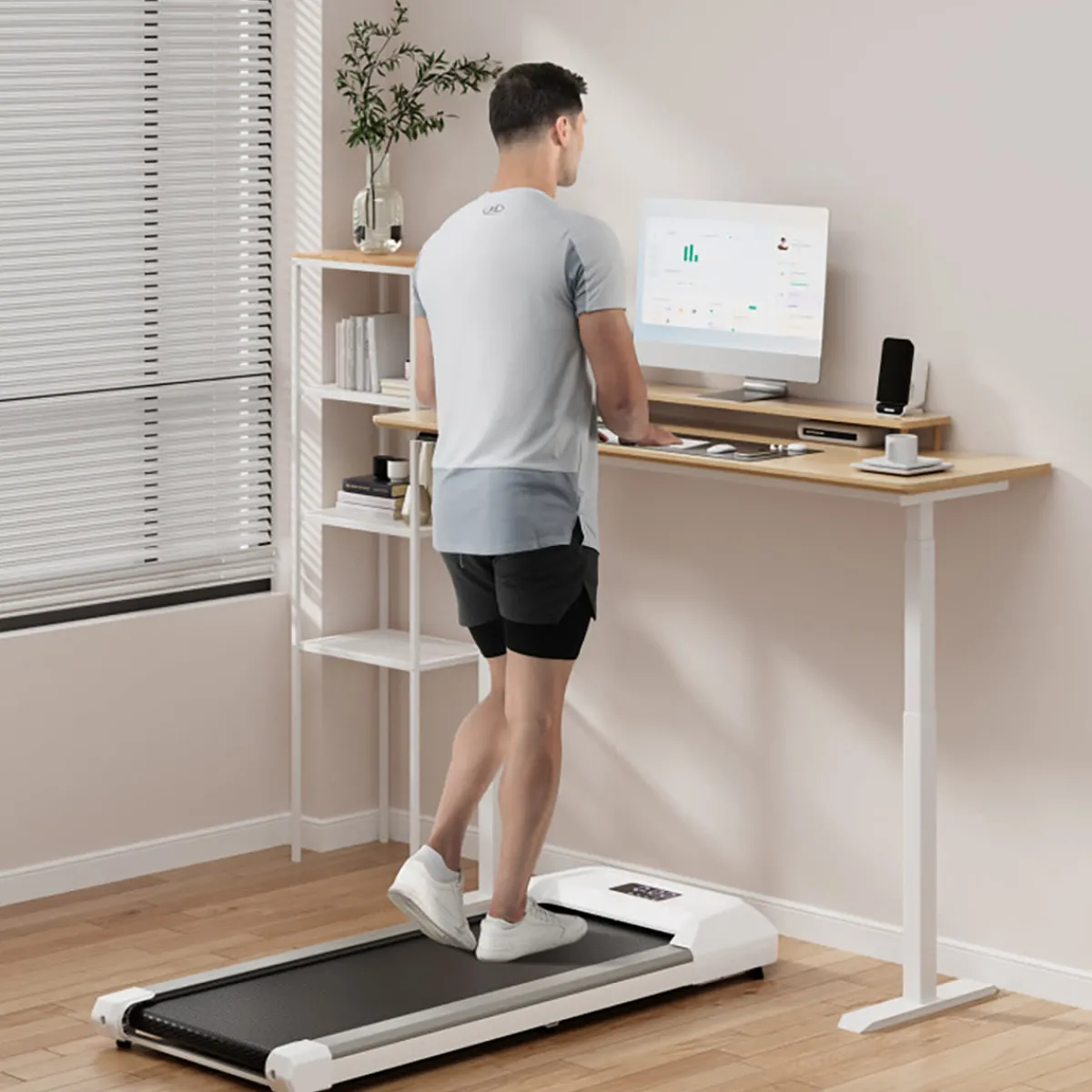 QualGear dba Star Ergonomics Walking Pad Under Desk Treadmill