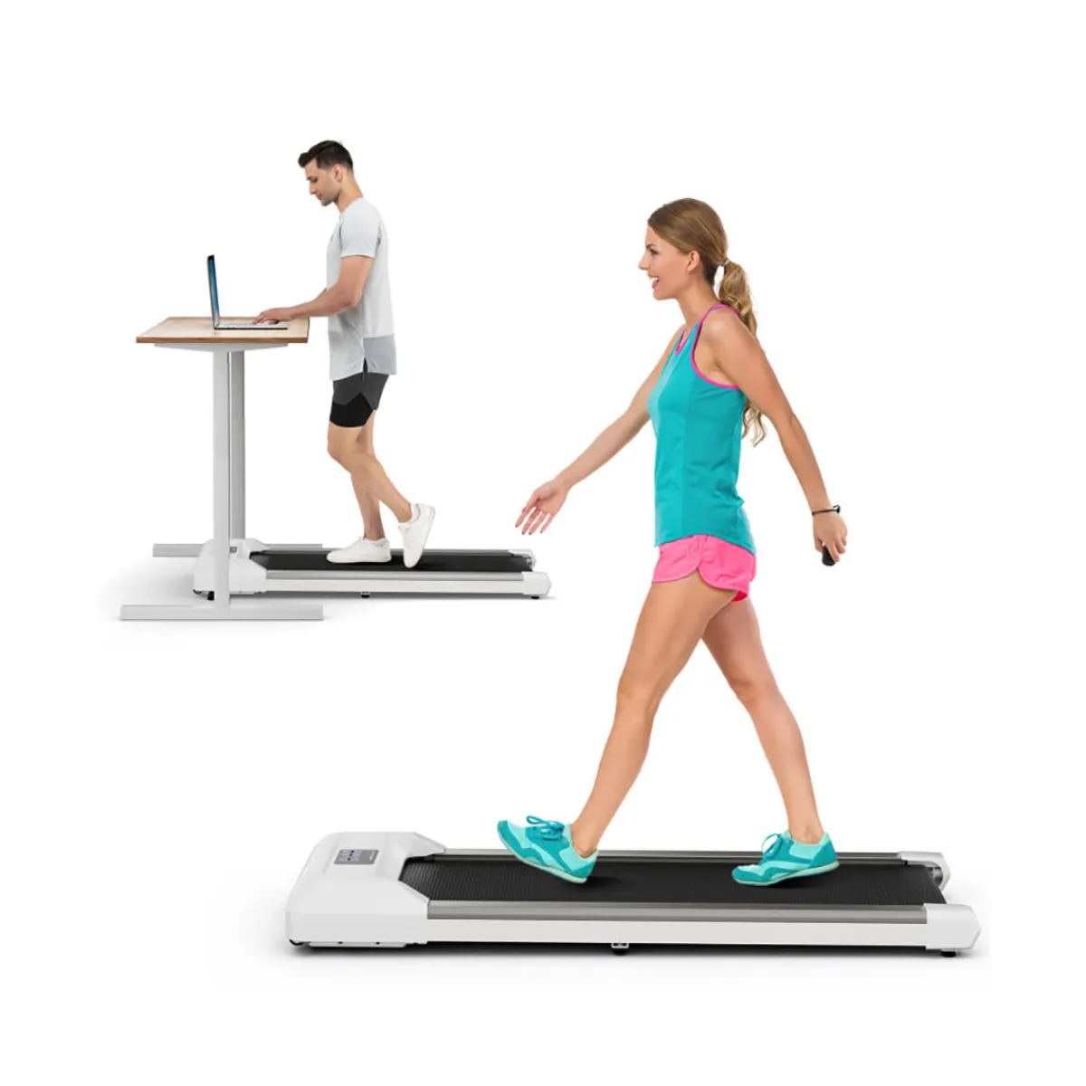 QualGear dba Star Ergonomics Walking Pad Under Desk Treadmill