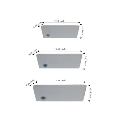 EP DESIGN LAB Wall Hanging Self-Watering Pot System for Indoor Plants (Set of 3)