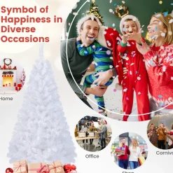 Village Lighting Company White Artificial Christmas Tree