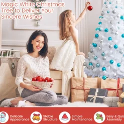 Village Lighting Company White Artificial Christmas Tree