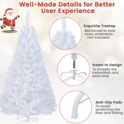 Village Lighting Company White Artificial Christmas Tree