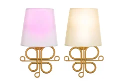 Vupoint Solutions, Inc. Wireless LED Wall Sconces (Set of 2)